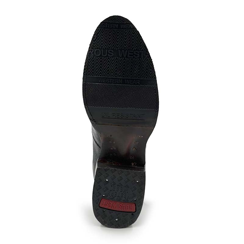 Botin Formal Piel de Venado Negro